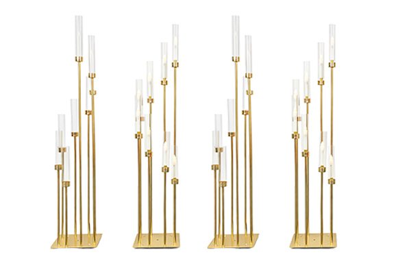 Gold candelabra hire Melbourne